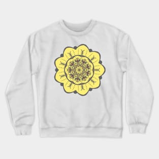 Golden Flower Crewneck Sweatshirt